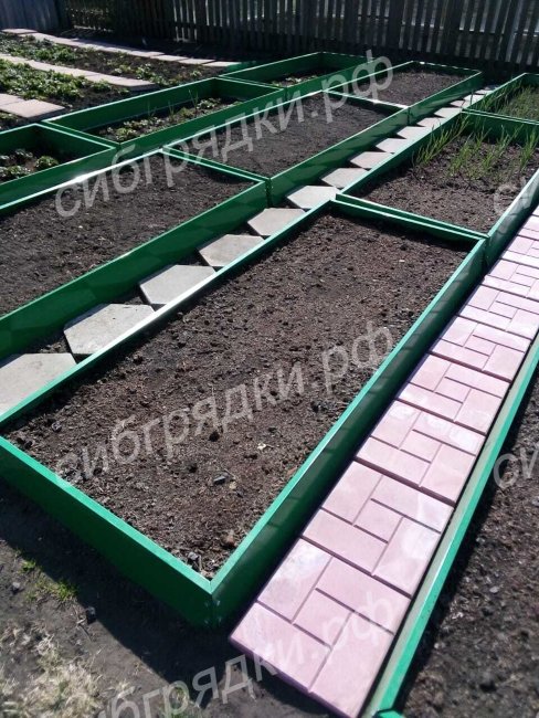 Грядки с односторонним покрытием 15 см в Красноярске 