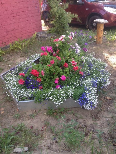 Оцинкованная клумба "Сота" 500 в Красноярске